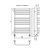 Полотенцесушитель водяной Terminus Стандарт П16 450 × 778 купить в интернет-магазине Азбука Сантехники