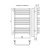 Полотенцесушитель электрический Terminus Стандарт П16 450 × 778, ТЭН HT-1 300W, левый/правый купить в интернет-магазине Азбука Сантехники