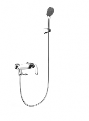 Смеситель для ванны Grohenberg GB8001 с ручным душем, хром купить в интернет-магазине Азбука Сантехники