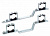 Кронштейн универсальный ELSEN сдвоенный для коллектора, 3/4"-1" (в комплекте 2 шт.) купить в интернет-магазине Азбука Сантехники