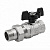 Кран шаровой ELSEN Strong T, 3/4", НВ, ручка-бабочка, с НГ купить в интернет-магазине Азбука Сантехники
