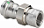 Муфта пресс-В Viega Sanpress Inox SC-Contur Ø 18 мм × 1/2" с разъемным соединением и плоской прокладкой, нержавеющая сталь купить в интернет-магазине Азбука Сантехники