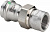 Муфта пресс-В Viega Sanpress Inox SC-Contur Ø 22 мм × 3/4" с разъемным соединением и плоской прокладкой, нержавеющая сталь купить в интернет-магазине Азбука Сантехники
