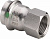 Муфта пресс-В Viega Sanpress Inox SC-Contur Ø 42 мм × 1 1/2", нержавеющая сталь купить в интернет-магазине Азбука Сантехники