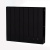 Радиатор биметаллический RIFAR SUPReMO 500, боковое подключение, 8 секций, антрацит (RAL 9005 чёрный) купить в интернет-магазине Азбука Сантехники