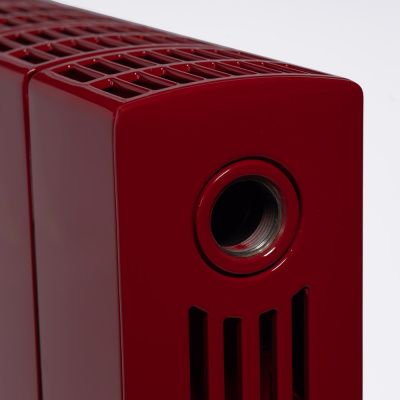 Радиатор биметаллический RIFAR SUPReMO 500, боковое подключение, 6 секций, бордо (RAL 3011 красный) купить в интернет-магазине Азбука Сантехники