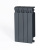 Радиатор биметаллический RIFAR Monolit 500, боковое подключение, 4 секции, титан (RAL 7012 серый) купить в интернет-магазине Азбука Сантехники