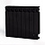 Радиатор биметаллический RIFAR Monolit 500, боковое подключение, 8 секций, антрацит (RAL 9005 чёрный) купить в интернет-магазине Азбука Сантехники