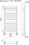 Полотенцесушитель водяной Benetto Кардинал П15 450 × 856 купить в интернет-магазине Азбука Сантехники