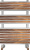 Полотенцесушитель водяной Benetto Legno Венето П15 474 × 826, цвет - американский орех купить в интернет-магазине Азбука Сантехники