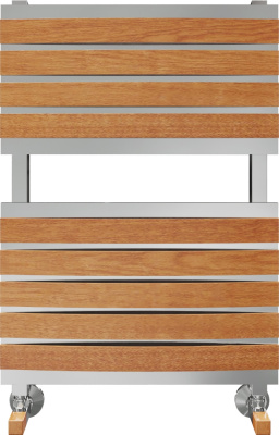 Полотенцесушитель водяной Benetto Legno Флоренция П11 400 × 830, цвет - вишня купить в интернет-магазине Азбука Сантехники