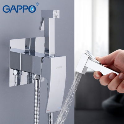 Гигиенический душ Gappo G7207-1 встраиваемый, хром купить в интернет-магазине Азбука Сантехники