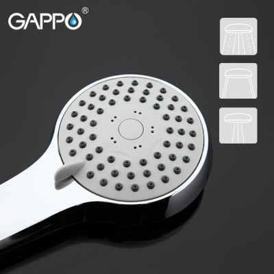Лейка для душа Gappo G10, 3 режима, хром купить в интернет-магазине Азбука Сантехники