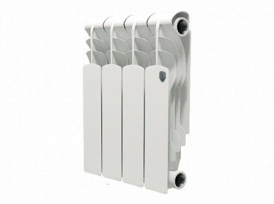 Радиатор биметаллический RoyalThermo Revolution Bimetall 350 белый, 4 секции купить в интернет-магазине Азбука Сантехники