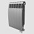 Радиатор биметаллический RoyalThermo Biliner 500 VD с нижним подключением, Silver Satin серебристый, 10 секций купить в интернет-магазине Азбука Сантехники