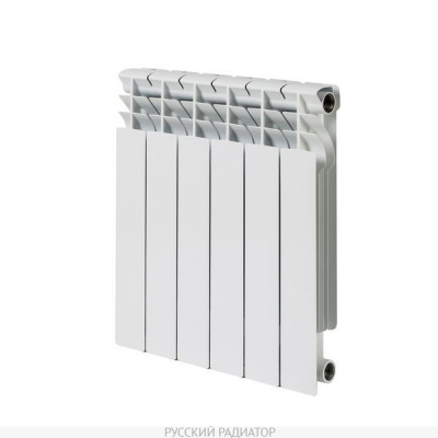 Радиатор биметаллический Русский радиатор КОРВЕТ 500 × 100 мм, 4 секции купить в интернет-магазине Азбука Сантехники