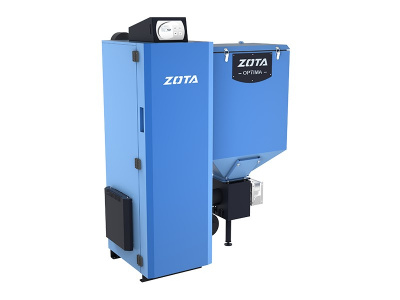 Котел твердотопливный автоматический Zota «Optima»-15 купить в интернет-магазине Азбука Сантехники