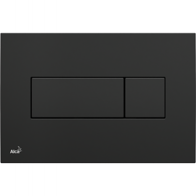 Кнопка смыва AlcaPlast M378, черная купить в интернет-магазине Азбука Сантехники