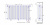 Стальной трубчатый радиатор КЗТО Гармония А40-2 500 / 10 секций с нижней подводкой купить в интернет-магазине Азбука Сантехники