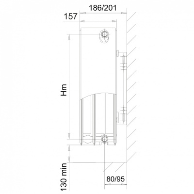 Радиатор стальной панельный Лемакс VC33 300 X 700 купить в интернет-магазине Азбука Сантехники