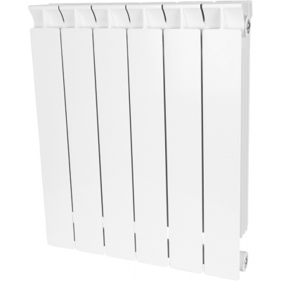 Радиатор биметаллический STOUT Style 500, 6 секций, белый (RAL 9010) купить в интернет-магазине Азбука Сантехники