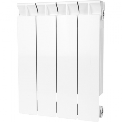 Радиатор биметаллический STOUT Style 350, 4 секции, белый (RAL 9010) купить в интернет-магазине Азбука Сантехники