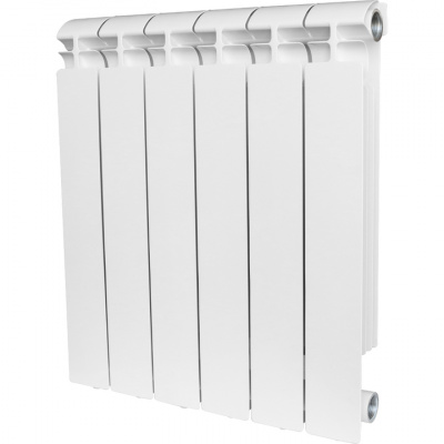 Радиатор алюминиевый STOUT Alpha 500, 4 секции, белый (RAL 9016) купить в интернет-магазине Азбука Сантехники