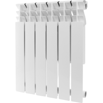 Радиатор алюминиевый ROMMER Plus 500, 4 секции, белый (RAL 9016) купить в интернет-магазине Азбука Сантехники