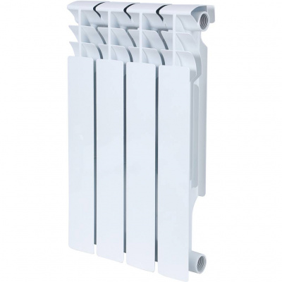Радиатор биметаллический ROMMER Plus Bm 500, 4 секции, белый (RAL 9016) купить в интернет-магазине Азбука Сантехники