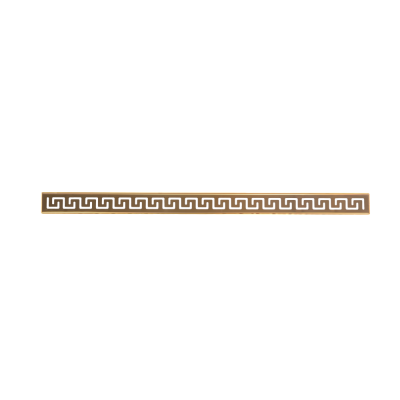 Душевой лоток Berges В1 Antik 500, золото глянец, S-сифон D50 H60, боковой купить в интернет-магазине Азбука Сантехники