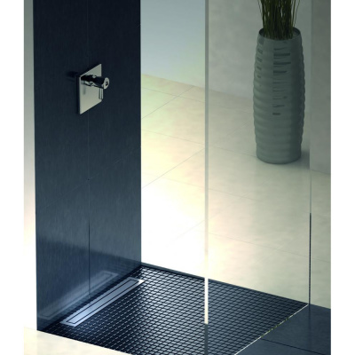 Душевой лоток Berges TOP Stark 800, хром глянец, S-сифон D50/105 H50, вертикальный купить в интернет-магазине Азбука Сантехники