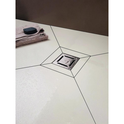 Трап Berges PLATZ Norma 100 × 100, хром глянец, S-сифон D50 H60, боковой купить в интернет-магазине Азбука Сантехники