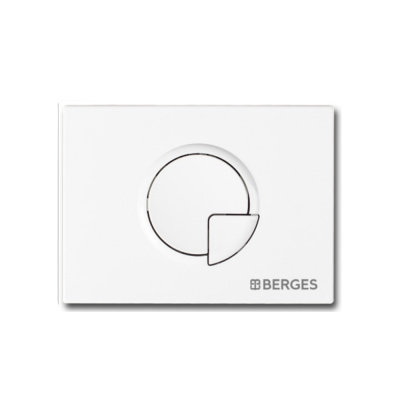 Инсталляция Berges для скрытого монтажа унитаза NOVUM, кнопка R1 белая купить в интернет-магазине Азбука Сантехники