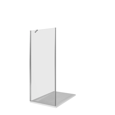 Боковая часть Good Door MOKKA SP-100-C-WE, с прозрачным стеклом купить в интернет-магазине Азбука Сантехники