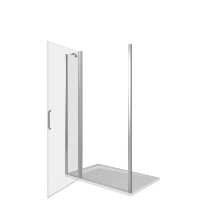 Душевая дверь в нишу Good Door FANTASY WTW-100-С-CH, с прозрачным стеклом купить в интернет-магазине Азбука Сантехники