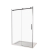 Душевая дверь в нишу Good Door GALAXY WTW-130-C-B, с прозрачным стеклом, профиль-черный купить в интернет-магазине Азбука Сантехники