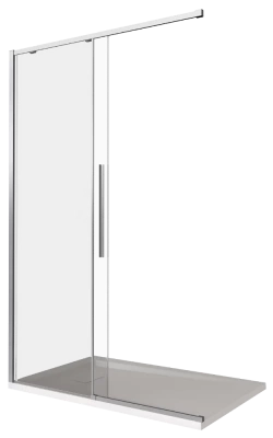 Душевая дверь в нишу Good Door IDEA WTW-110-C-CH, с прозрачным стеклом, профиль-хром купить в интернет-магазине Азбука Сантехники