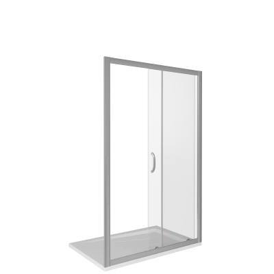 Душевая дверь в нишу Good Door INFINITY WTW-130-C-CH, с прозрачным стеклом купить в интернет-магазине Азбука Сантехники