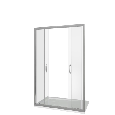 Душевая дверь в нишу Good Door INFINITY WTW-TD-150-C-CH, с прозрачным стеклом купить в интернет-магазине Азбука Сантехники
