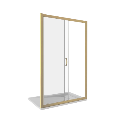 Душевая дверь в нишу Good Door JAZZ WTW-130-C-G, с прозрачным стеклом купить в интернет-магазине Азбука Сантехники