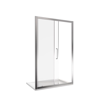 Душевая дверь в нишу Good Door NEO WTW-110-C-CH, с прозрачным стеклом купить в интернет-магазине Азбука Сантехники