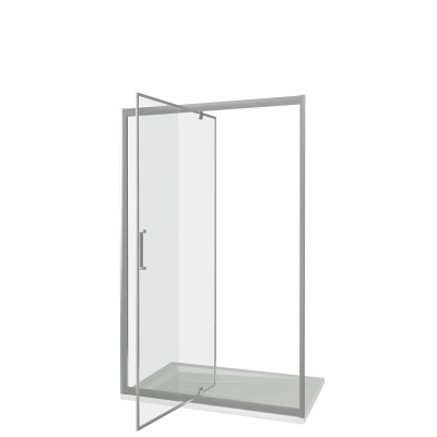 Душевая дверь в нишу Good Door ORION WTW-PD-130-C-CH, с прозрачным стеклом купить в интернет-магазине Азбука Сантехники