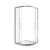 Душевой уголок Good Door NEO R-90-С-CH, с прозрачным стеклом купить в интернет-магазине Азбука Сантехники