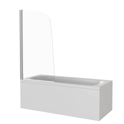 Шторка на ванну Good Door SCREEN R-80-C-CH (1 створчатая распашная) купить в интернет-магазине Азбука Сантехники
