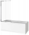Шторка на ванну Good Door SCREEN SLR-100-C-CH (пристенный профиль с подъёмной петлей + слайдер на роликах) купить в интернет-магазине Азбука Сантехники