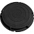 Люк полимерпесчаный круглый садовый малый черный (нагрузка до 0,7 т) купить в интернет-магазине Азбука Сантехники