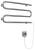 Полотенцесушитель электрический Terminus Электро 25 М-обр 600 × 350 купить в интернет-магазине Азбука Сантехники