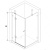 Душевой уголок RGW HO-044, 800 × 1000 × 1950 мм, с прозрачным стеклом (Easy), профиль — хром купить в интернет-магазине Азбука Сантехники