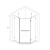 Душевой уголок RGW HO-082, 1200 × 1200 × 1950 мм, с прозрачным стеклом, профиль — хром купить в интернет-магазине Азбука Сантехники