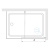 Шторка на ванну RGW SC-050, 700 × 1500 мм, с прозрачным стеклом, профиль — хром купить в интернет-магазине Азбука Сантехники